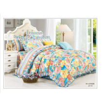 Colorful 100% cotton pigment print bedding sets/printed bed sheets